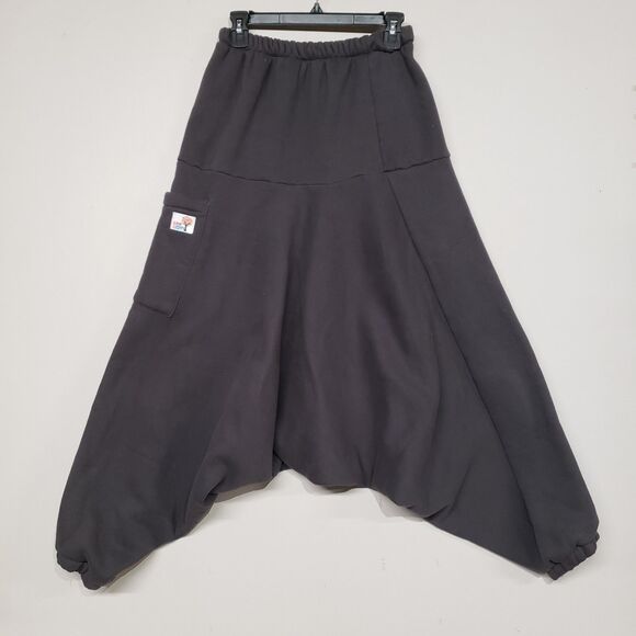 A Little Bit Hippy Unisex Fleece Harem Pant Gray XS/S - Picture 1 of 6